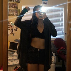 Hollister grey cardigan